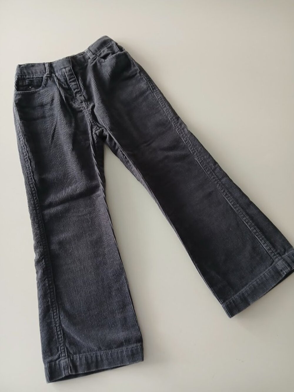 JACADI 100% Cotton Corduroy Kids Pants - gray - size 5